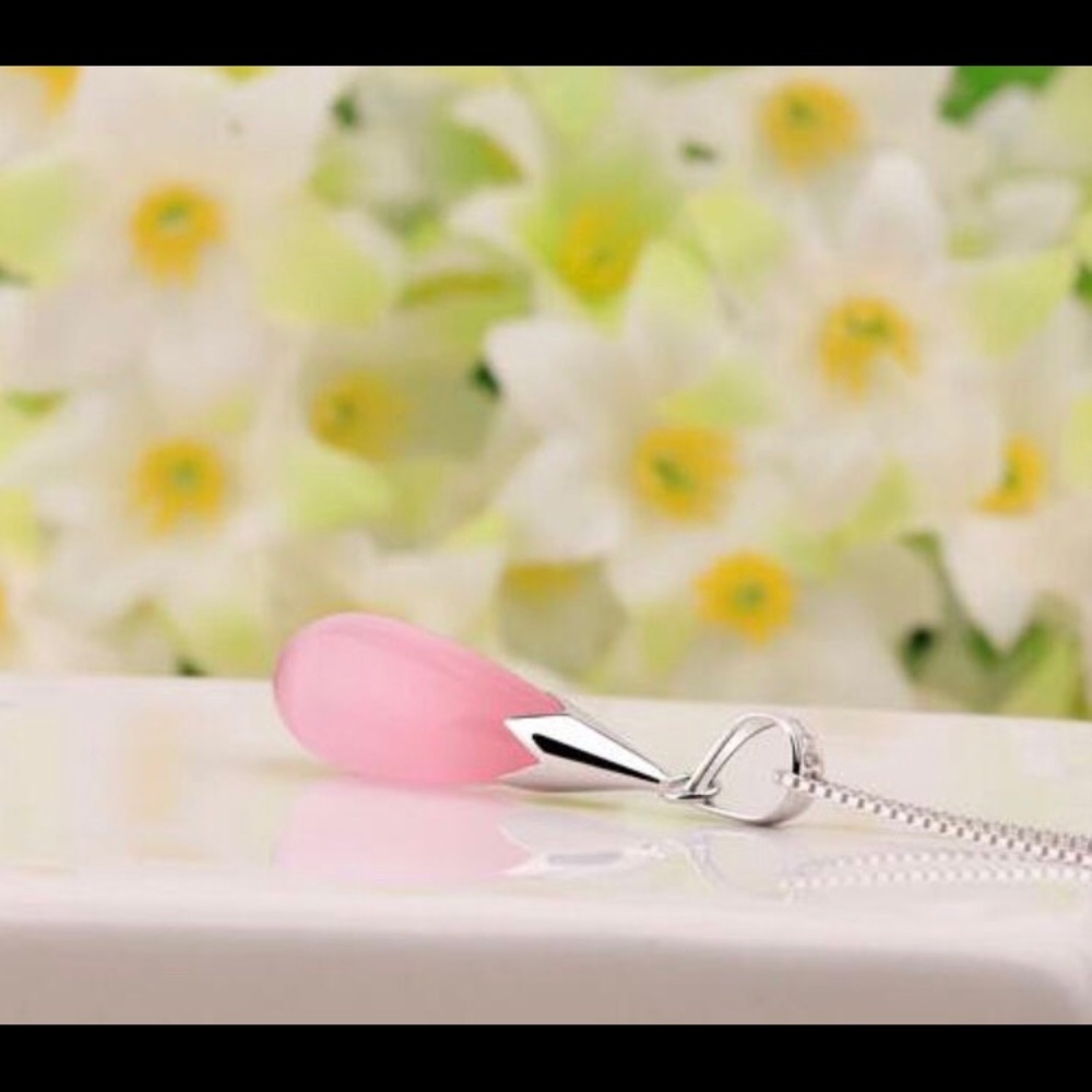 Pink Sugar Necklace Sterling Silver